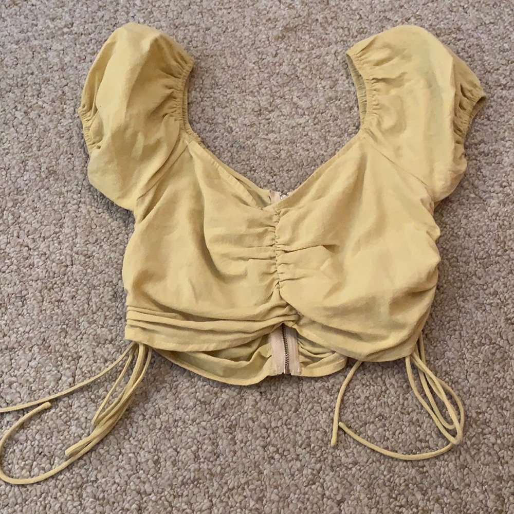 Zaful Yellow Top